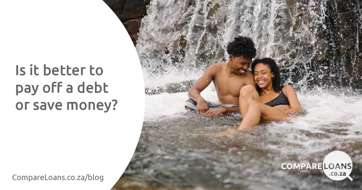 Is it better to pay off a debt or save money?